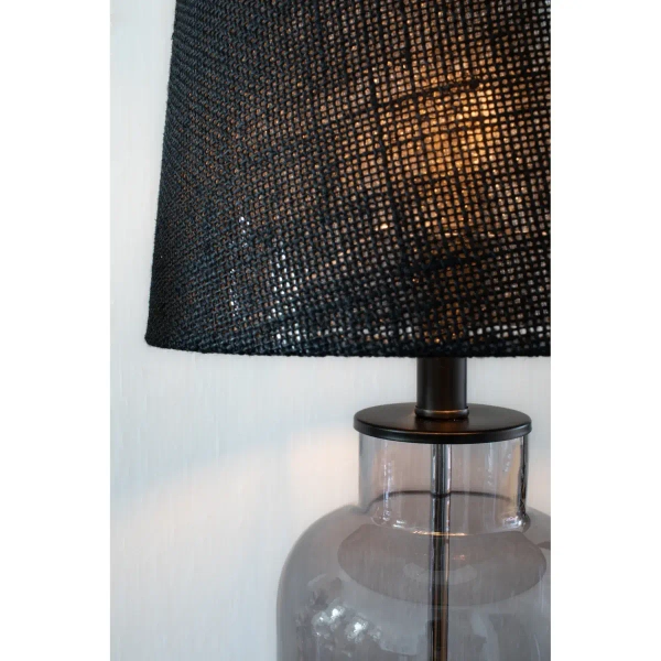 Naturalna lampka nocna Costero 108696 Markslojd szklana eko czarna