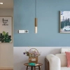 Minimalistyczna zwisająca lampa Travertino CGTRAVER35 kamienna złoty