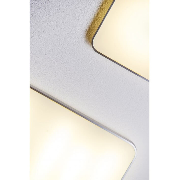 Łazienkowa lampa sufitowa Lucie LED 24W 2600-6000K wifi chrom biała