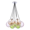 Szklana lampa wisząca Elpis ELP342-MIX bubble kule wielokolorowa