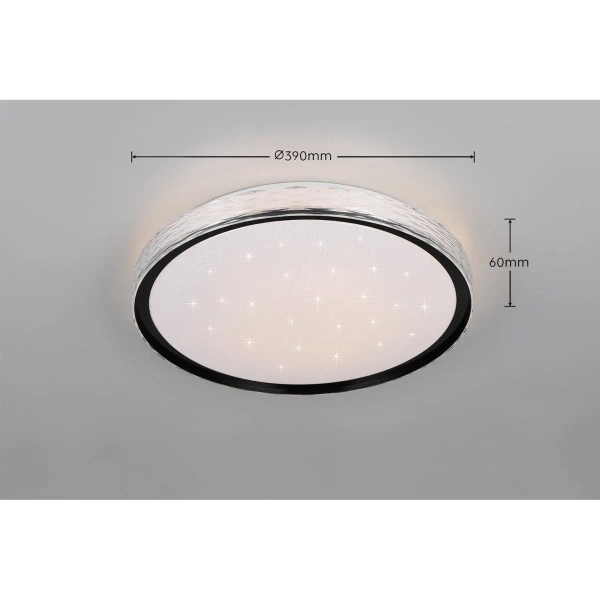 Sufitowa lampa VARDA R64811102 LED 24W 2700-6500K okrągła czarny biały