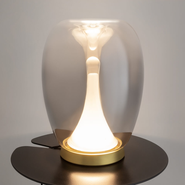 Stołowa lampka Splash MOD282TL-L15G3K LED 9W 3000K złota przydymiona