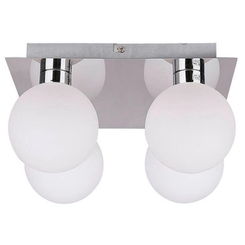 Plafon kwadratowy Oden 98-03256 Candellux balls chrom biały