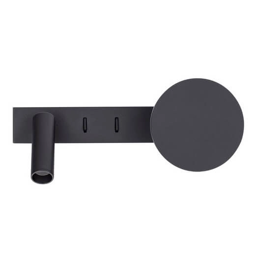 Lampka ścienna PAROTANI LE44678 LED 9W 3000K rurka sopel czarna