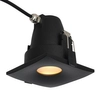 Podtynkowy downlight Romolo AZ5392 wodoodporny IP65 czarny