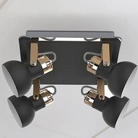 LAMPA sufitowa BALZAC 5612 Rabalux regulowana OPRAWA industrialne reflektorki czarne