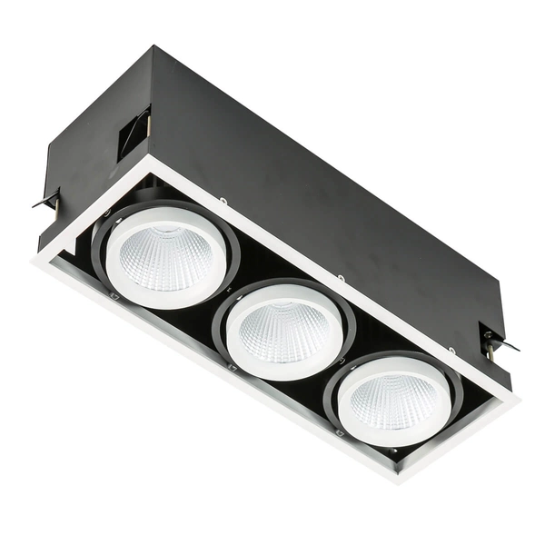 Wpustowa lampa sufitowa Vertico GL7108-3/3X18W 4000K WH+BL LED 54W biała