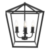 Łańcuchowa wisząca lampa Fionn FIO0422 metalowa vintage czarna