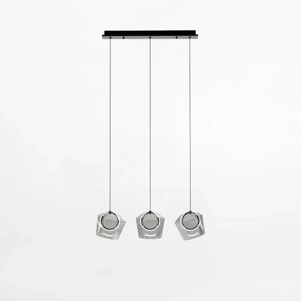 Potrójna zwisająca lampa COLORE MD3350B-3BL/C LED 6W 3000K czarny