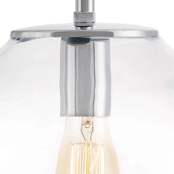 LAMPA wisząca AVIA L 10413109 Kaspa szklana OPRAWA zwis przezroczysty