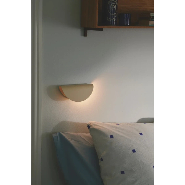 Ścienna lampa do sypialni Model 2412401009 metalowa beżowy