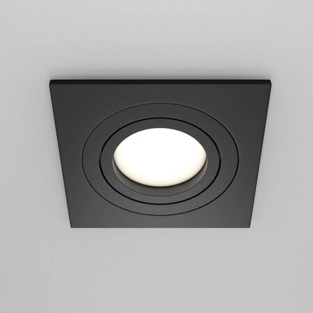 Lampa podtynkowa z regulacją Atom DL024-2-01B do salonu czarny