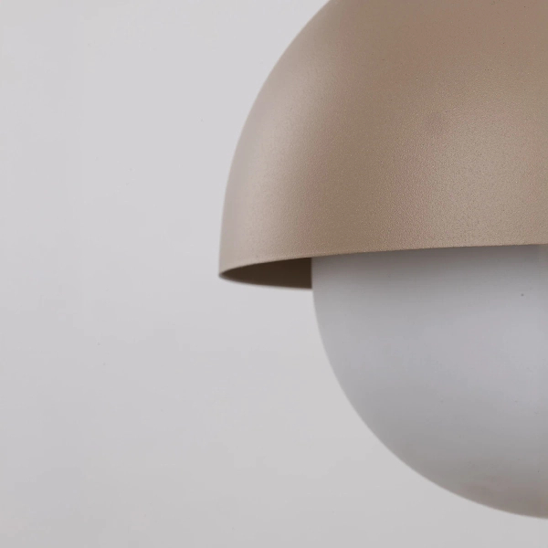 Nowoczesna lampa wisząca Bono Sabia 10966 metalowy beżowy biały