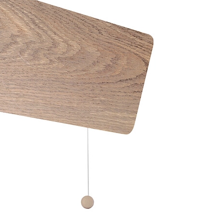 Skandynawska LAMPA ścienna OSLO 9700 Nowodvorski drewniana OPRAWA ekologiczny kinkiet prostokątny regulowany naturalne drewno