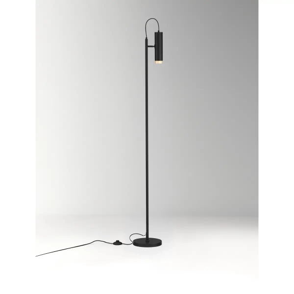 Podłogowa lampa TORVILA LE45624 regulowana tuba czarny złoty