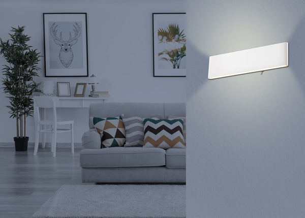 Lampa ścienna Siegfried 41751-12W podłużna LED 12W 3000K biała