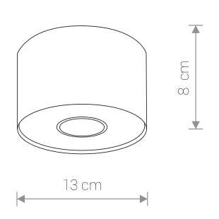 Downlight LAMPA sufitowa POINT 6006 Nowodvorski metalowa OPRAWA tuba grafitowa