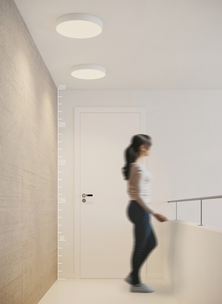 Natynkowa lampa sufitowa Monza AZ2264 LED 50W 4000K do przedpokoju biała