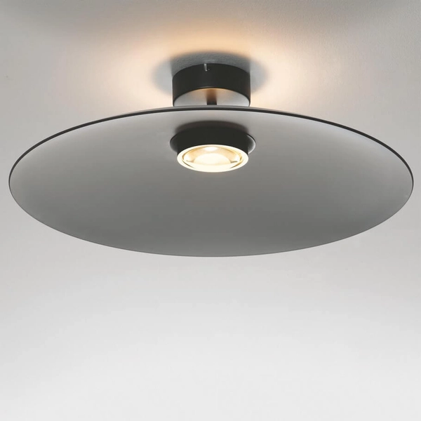 Sufitowa lampa PECA LE44275 LED 17W 3000K kopuła czarna szara