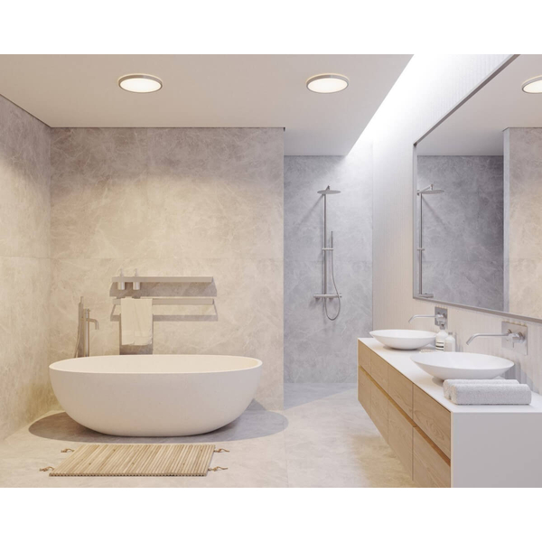 Okrągły plafon OJA 2015026133 LED 14,5W 3000-4000K IP54 chrom