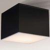 Natynkowa LAMPA sufitowa SUWA 8053 Shilo metalowa OPRAWA kostka cube IP44 czarna