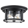 Sufitowa lampa zewnętrzna Merrill FE-MERRILL-F-BLK Feiss IP44 przezroczysta czarna