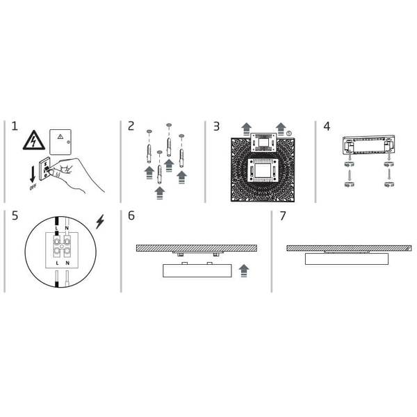 Kwadratowy natynkowy plafon Lid Square 10423 Nowodvorski LED 50W 3000K biały