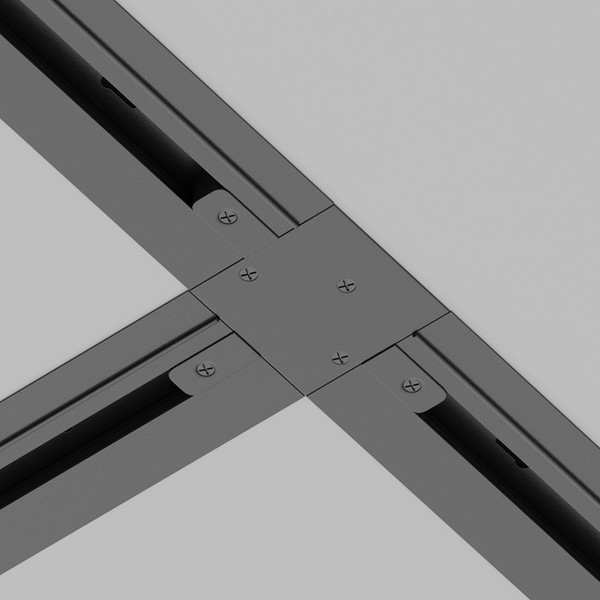 Jednofazowy łącznik-T do systemu szynowego Unity TRA002CT-11B Maytoni czarny