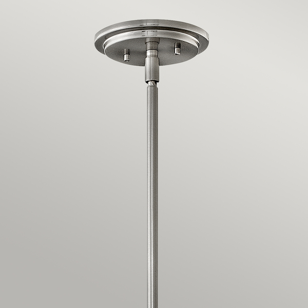 Lampa wisząca retro QN-SOMERSET-P-O-BN szklana nikiel