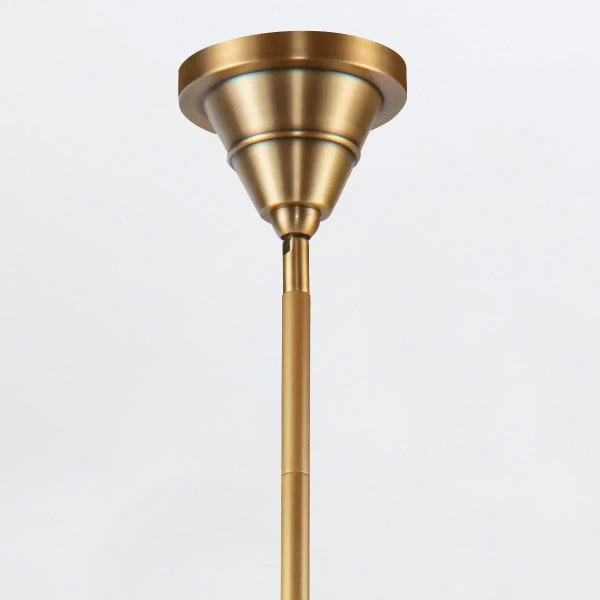 Podwójna wisząca lampa Willard QN-WILLARD-LP2-VBS-PG mosiądz