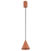 Wisząca lampa nad stół ZENITH 11456 trójkątna terakota