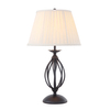 Lampka nocna Artisan ART-TL-BLACK Elstead abażurowa metalowa biała czarna
