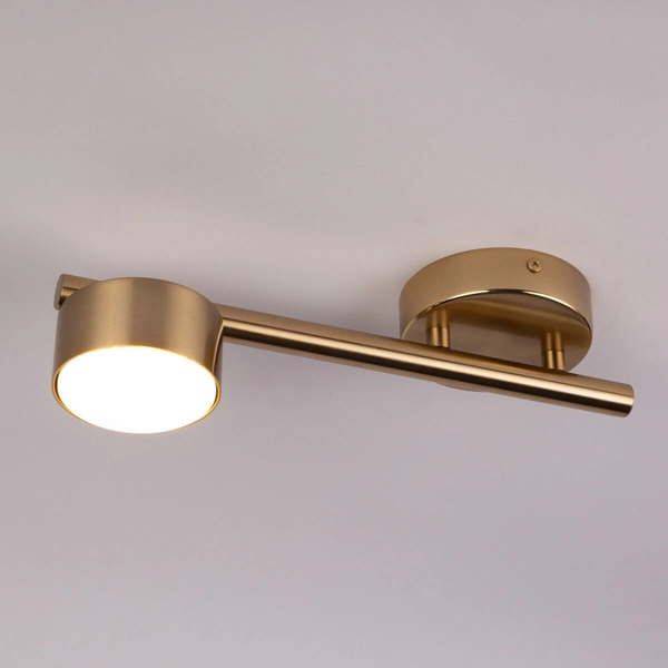 Sufitowa lampa metalowa Punto 40823 Sigma wysięgnik do jadalni złota