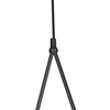 Łezka LAMPA wisząca K-4772 Kaja szklana OPRAWA kule ball na listwie ZWIS modernistyczny czarny biały