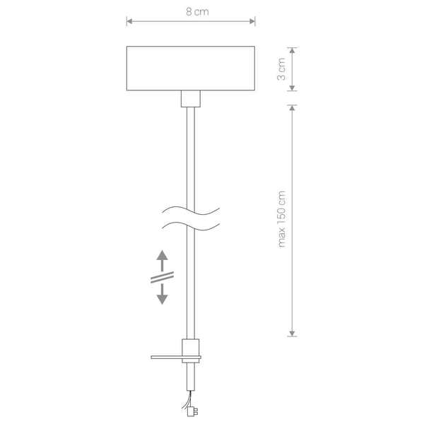 ZASILENIE sufitowe PROFILE POWER SUPPLY KIT 9238 Nowodvorski ZWIS do 1-fazowego systemu szynowego 230V czarny