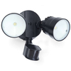 Ogrodowa LAMPA elewacyjna SHRIMP 7622104330 Lutec ścienna OPRAWA naświetlacz LED 30W 5000K outdoor regulowany IP54 czarny