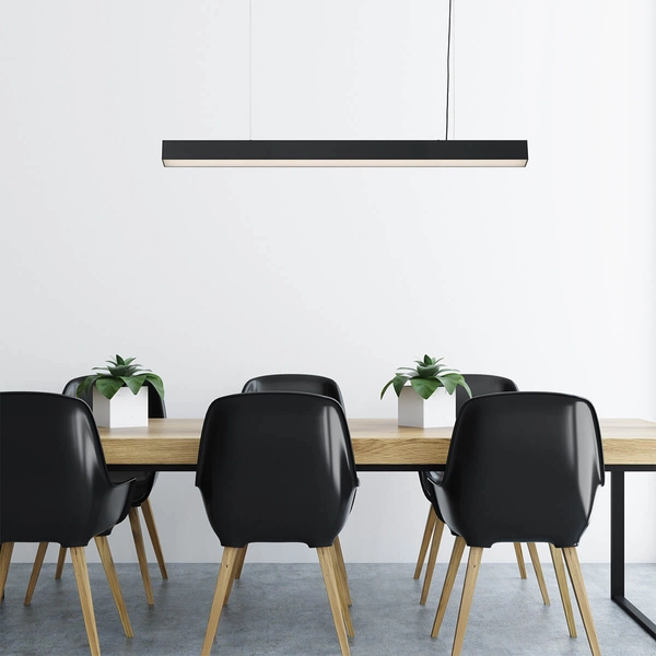 Wisząca lampa Luci LP-1401/1P L BK Smart LED 45W 3000-6000K czarna