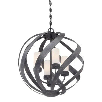 Ogrodowa lampa wisząca Blacksmith QN-BLACKSMITH-4P-OBK IP44 czarny