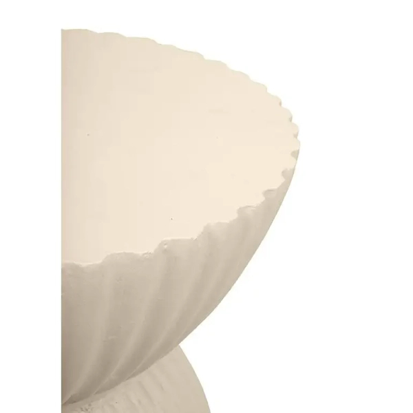 Beżowy stolik kawowy TURNO MM001501100322 z tworzywa do sypialni 36cm