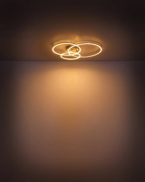 Lampa sufitowa Munni 67220-40R pierścienie LED 40W 3000K satyna