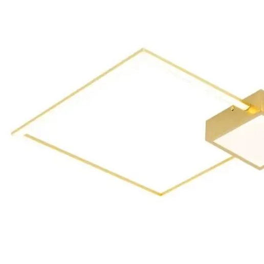 Natynkowa lampa Hex RLX96474-1B Zumaline LED 30W 3000K kwadraty złoty