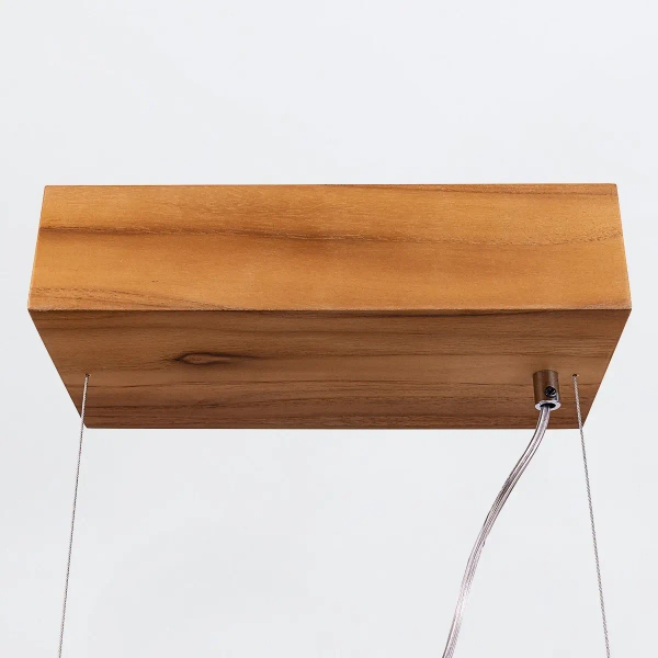 Wisząca belka nad stół Clean QN-CLEAN-LED-LP-127-TEAK LED 29W 3000K brązowy