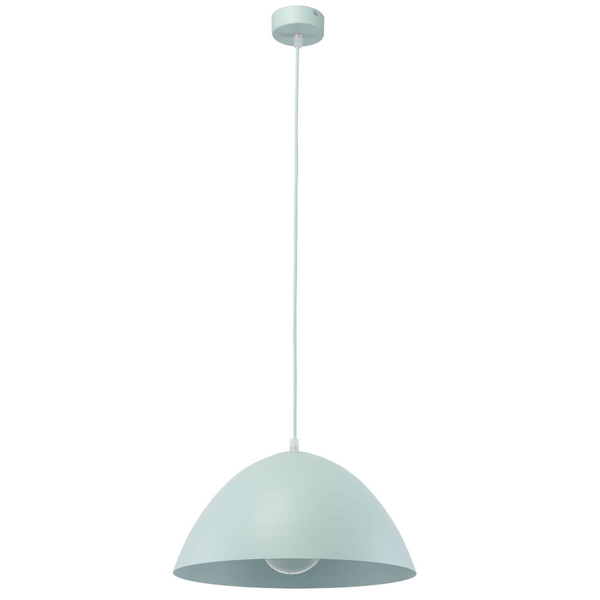 Lampa zwisająca do jadalni Faro 861 nad wyspę półokrąg miętowa