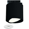 LAMPA sufitowa Neo Nero Mobile Track+UFO BI Orlicki Design metalowa OPRAWA do systemu szynowego 1-fazowego czarna biała