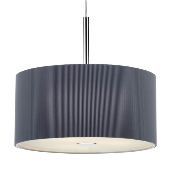 Wisząca lampa do biura Zaragoza ZAR1039 Dar Lighting srebrna biała szara