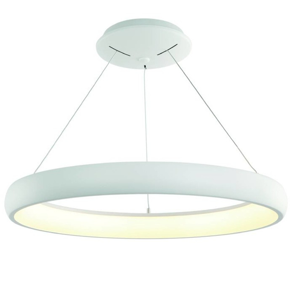 Wisząca lampa ring ROTTO OR80773 Orlicki LED 50W 4000K do sypialni biała