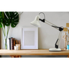 Stołowa lampa Tiago TB-29743-BG Italux na biurko metalowa biała