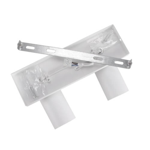 LAMPA sufitowa MANAM 03760 Ideus metalowa OPRAWA regulowane tuby na listwie reflektorki białe
