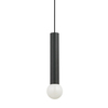 Minimalistyczna lampa wisząca Baton 7852 tuba pokojowa czarna