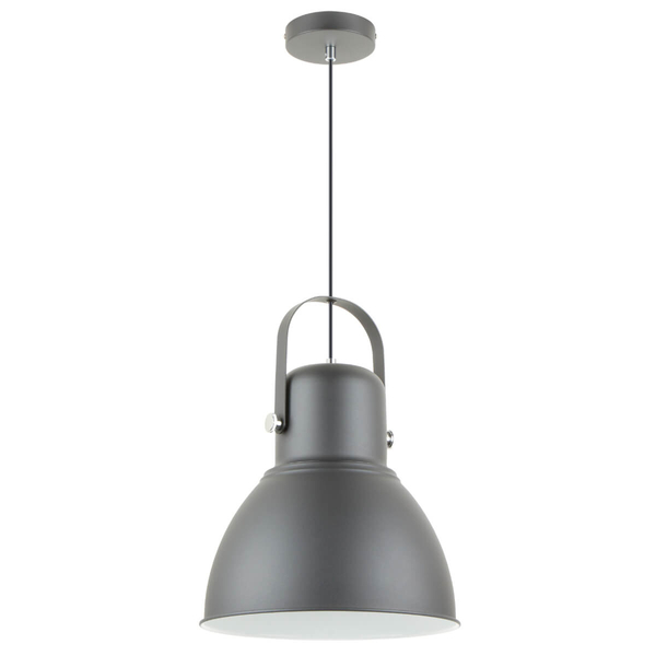 Kuchenna Lampa wisząca Kairos A8015-SBK industrialna kopuła metal czarny